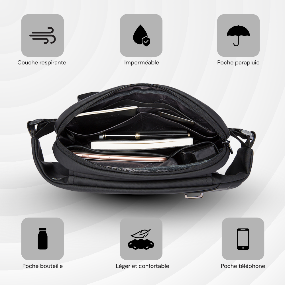 NomadSide — sac à bandoulière compact & organisé