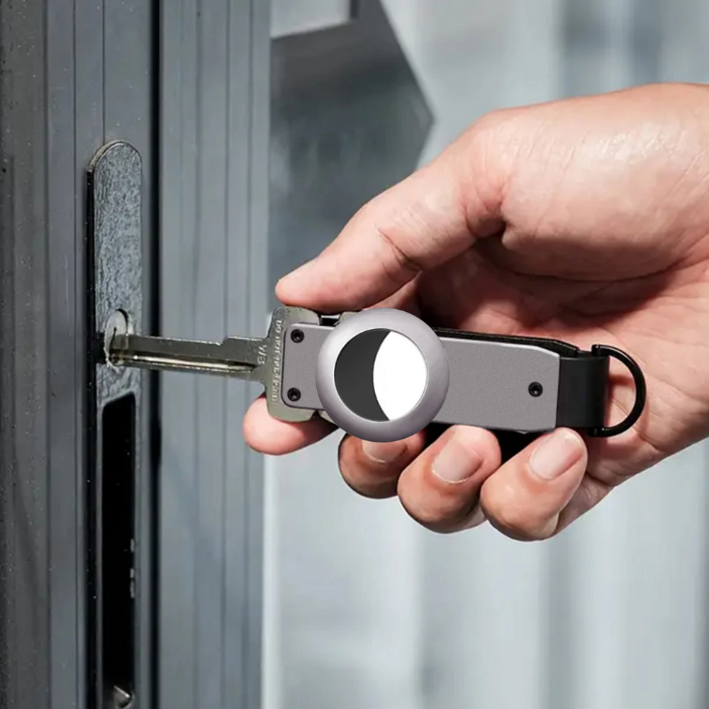 Organiseur de clés minimaliste en aluminium – Porte-clés compact 2 à 5 clés