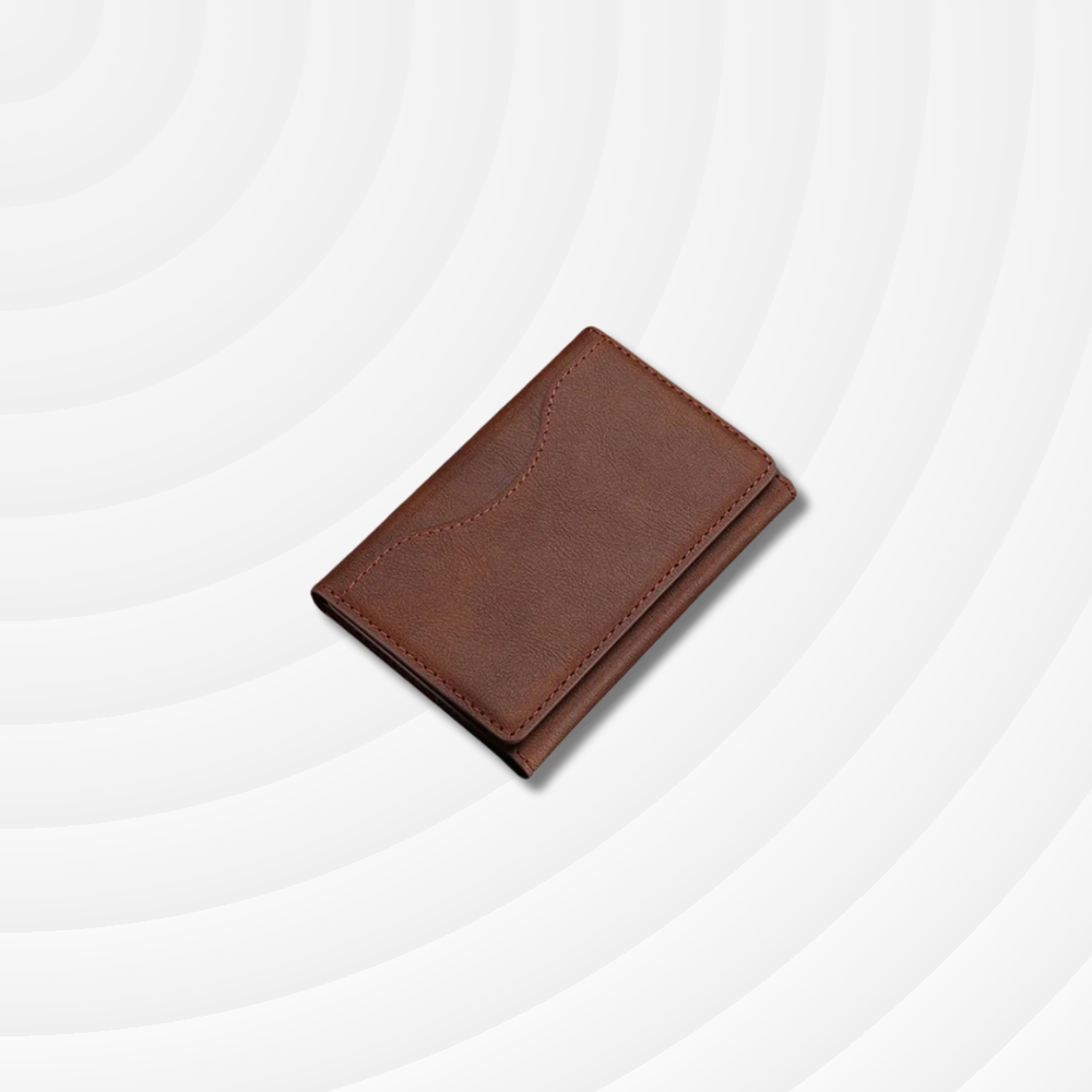 Portefeuille magnétique iPhone Magsafe – Étui cuir PU avec 6 cartes
