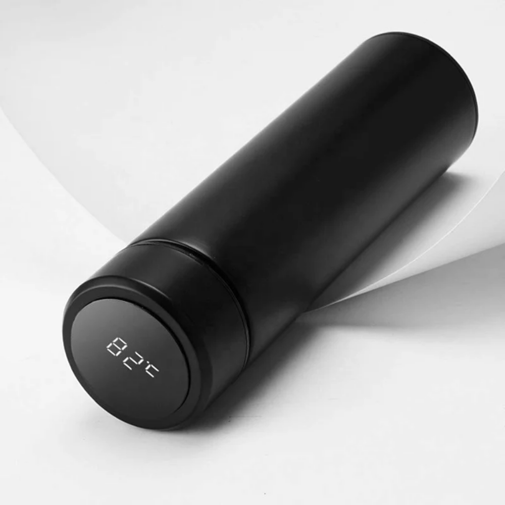 Bouteille d’eau intelligente inox – Isotherme double paroi avec affichage LED