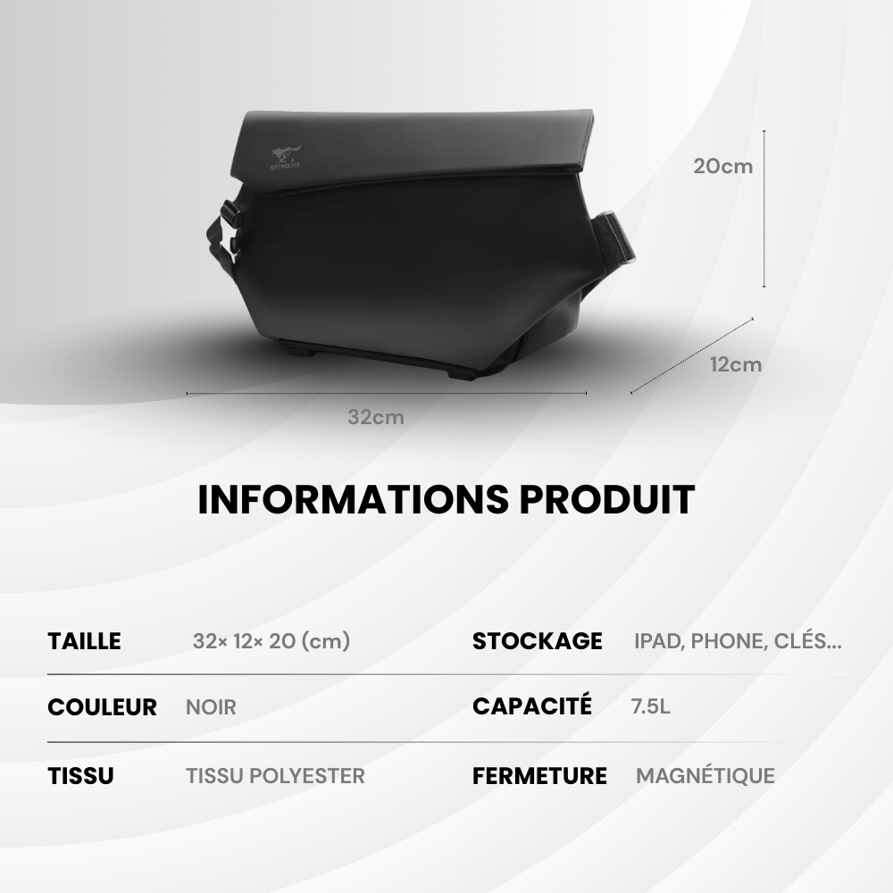 PathLite – Sac bandoulière léger et malin