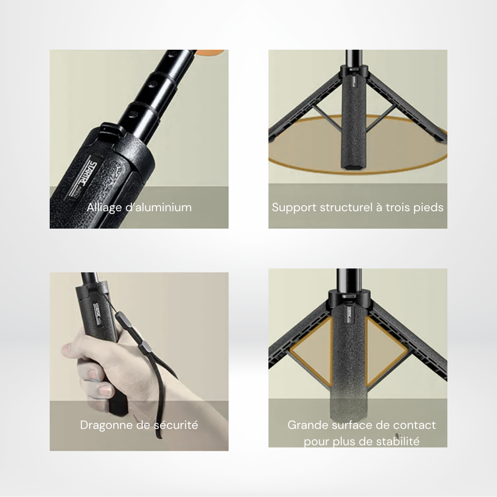 Trépied extensible léger 20″