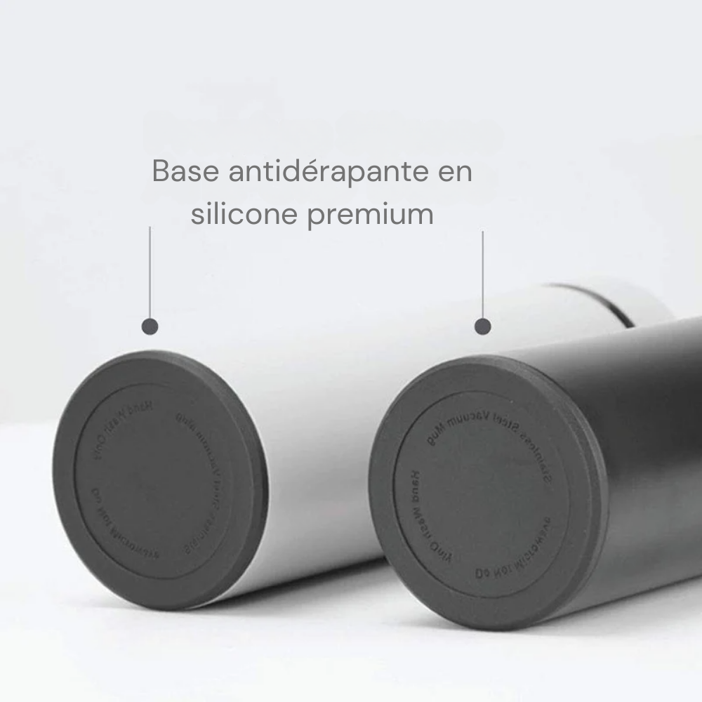 Bouteille d’eau intelligente inox – Isotherme double paroi avec affichage LED