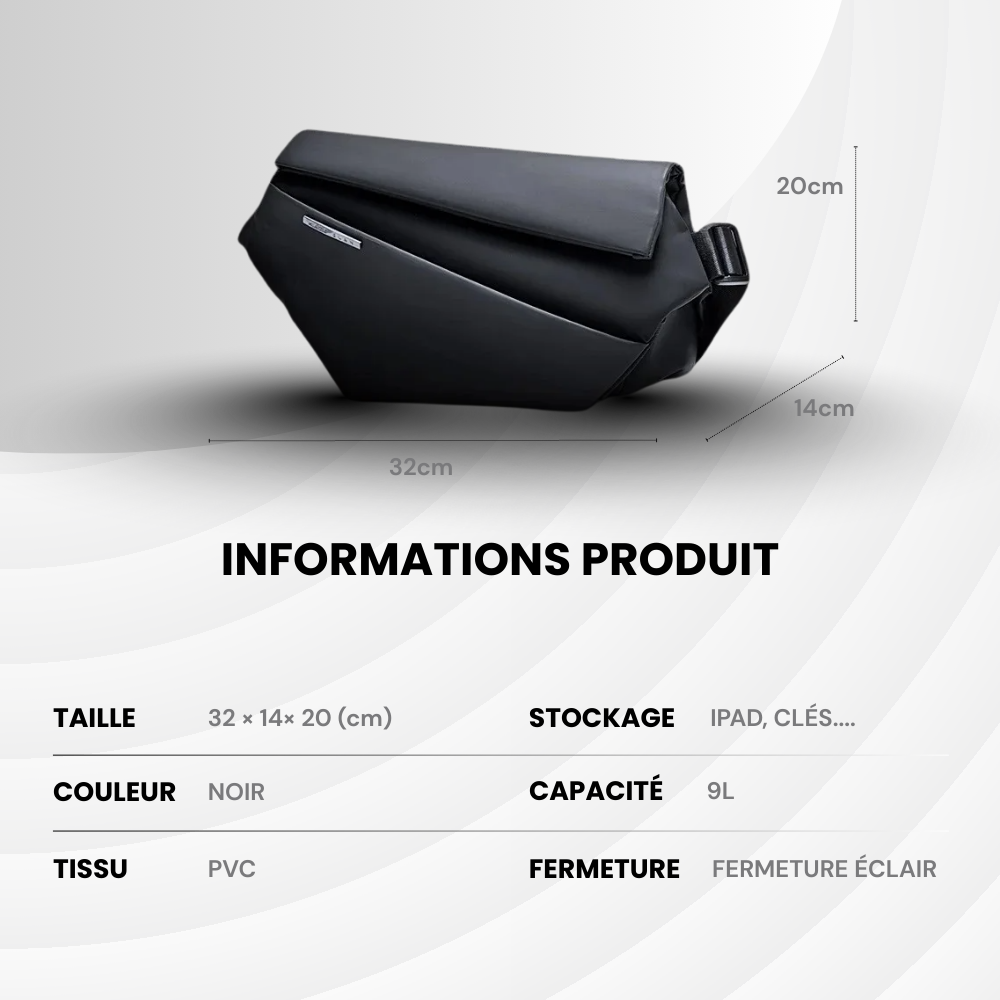 CarryEase – Sac bandoulière confort et simplicité