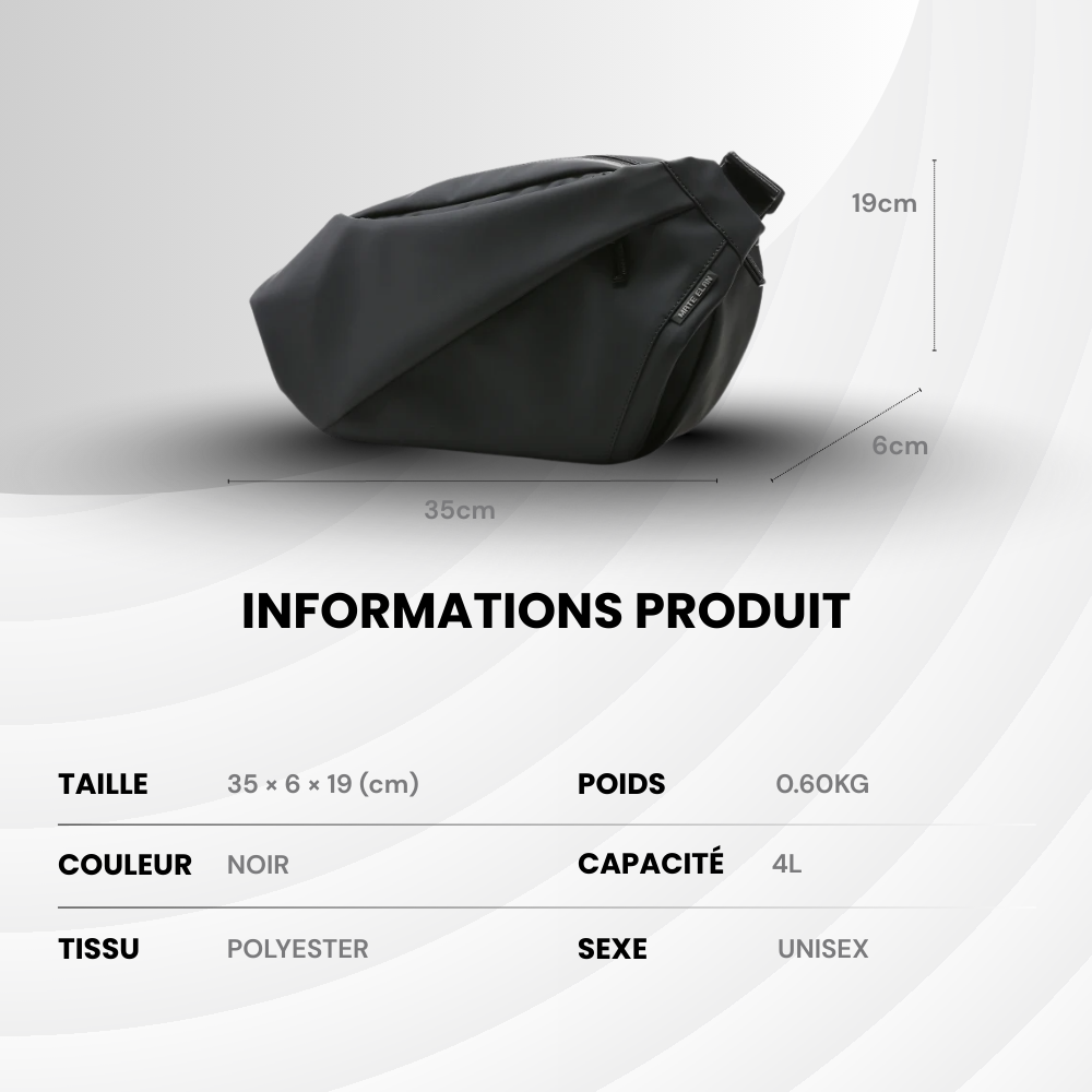 RoamPack – Sac bandoulière explorateur