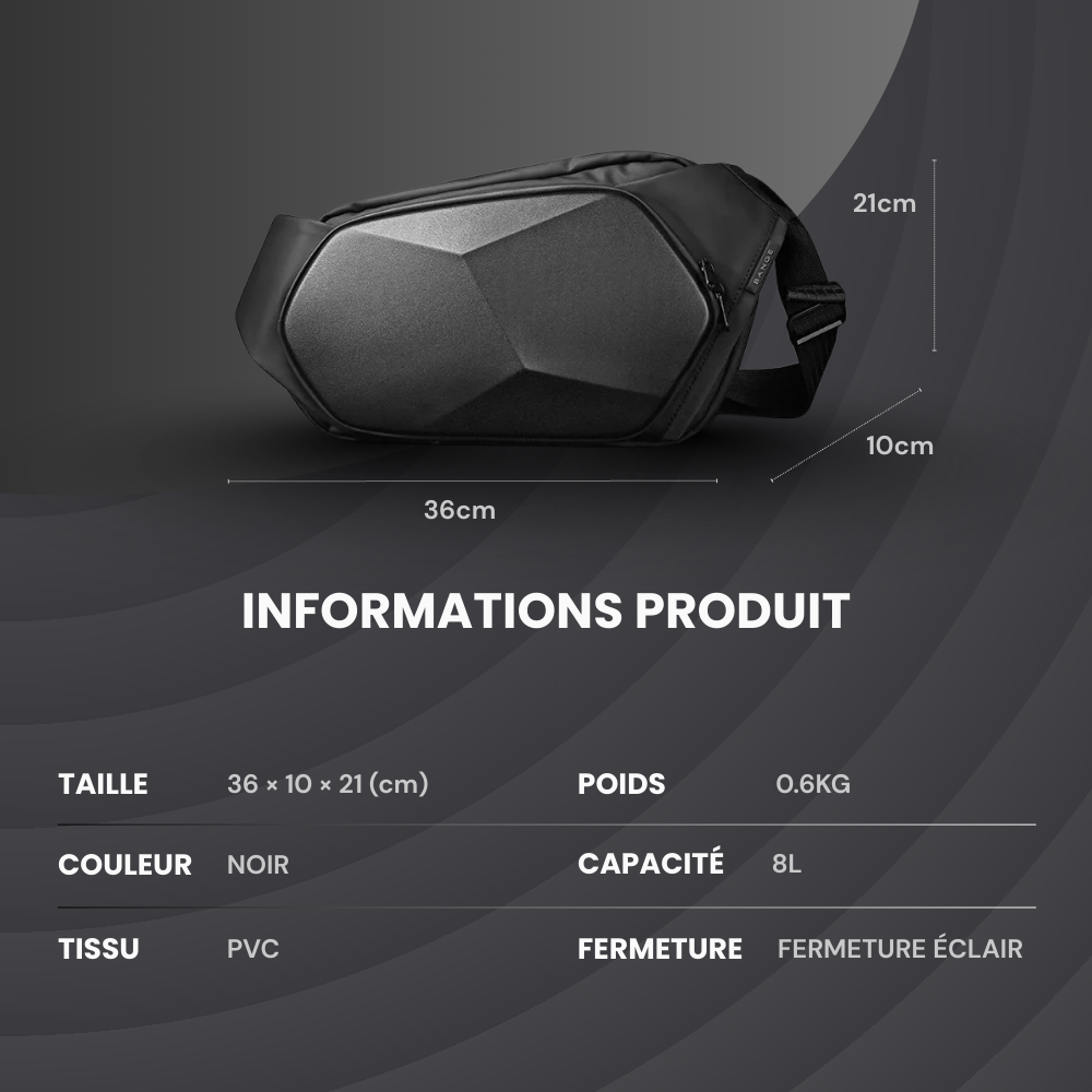 SwiftCarry – Sac bandoulière léger et rapide