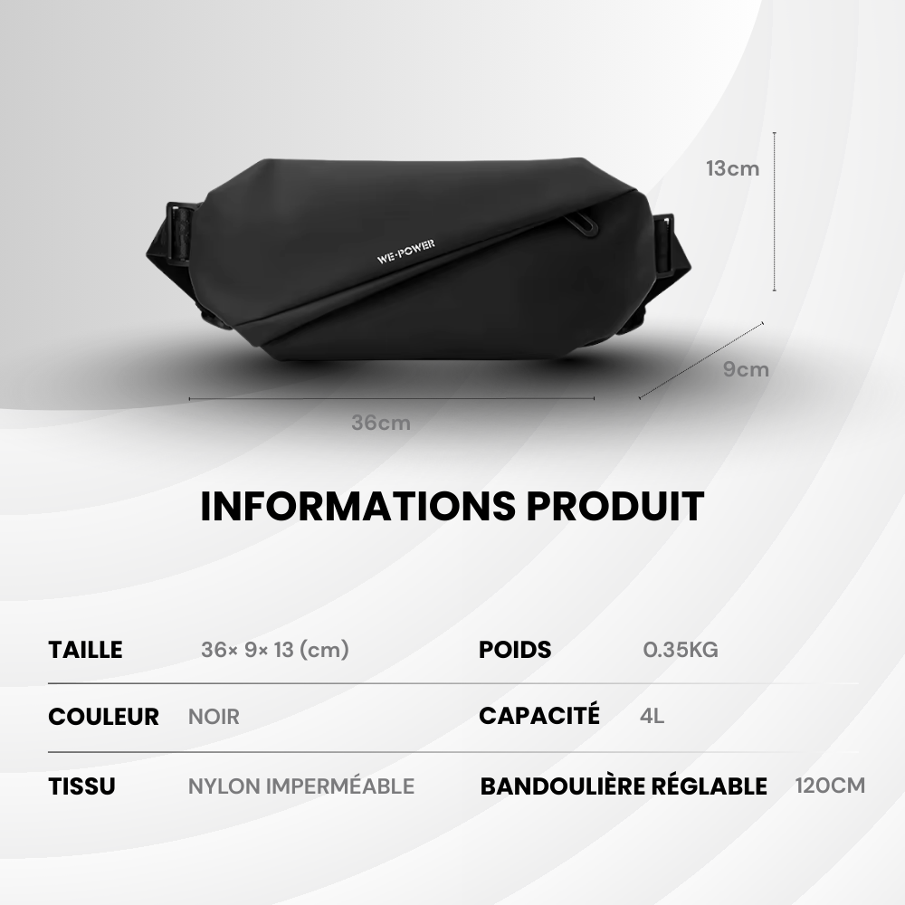 TrailEdge – Sac bandoulière pour l’aventure quotidienne