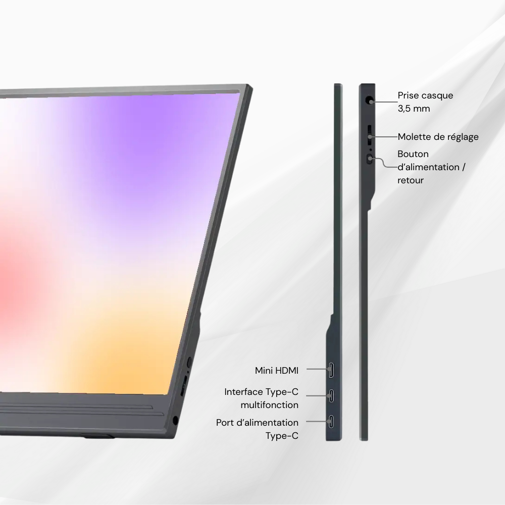 Moniteur portable 4K 13.3 pouces