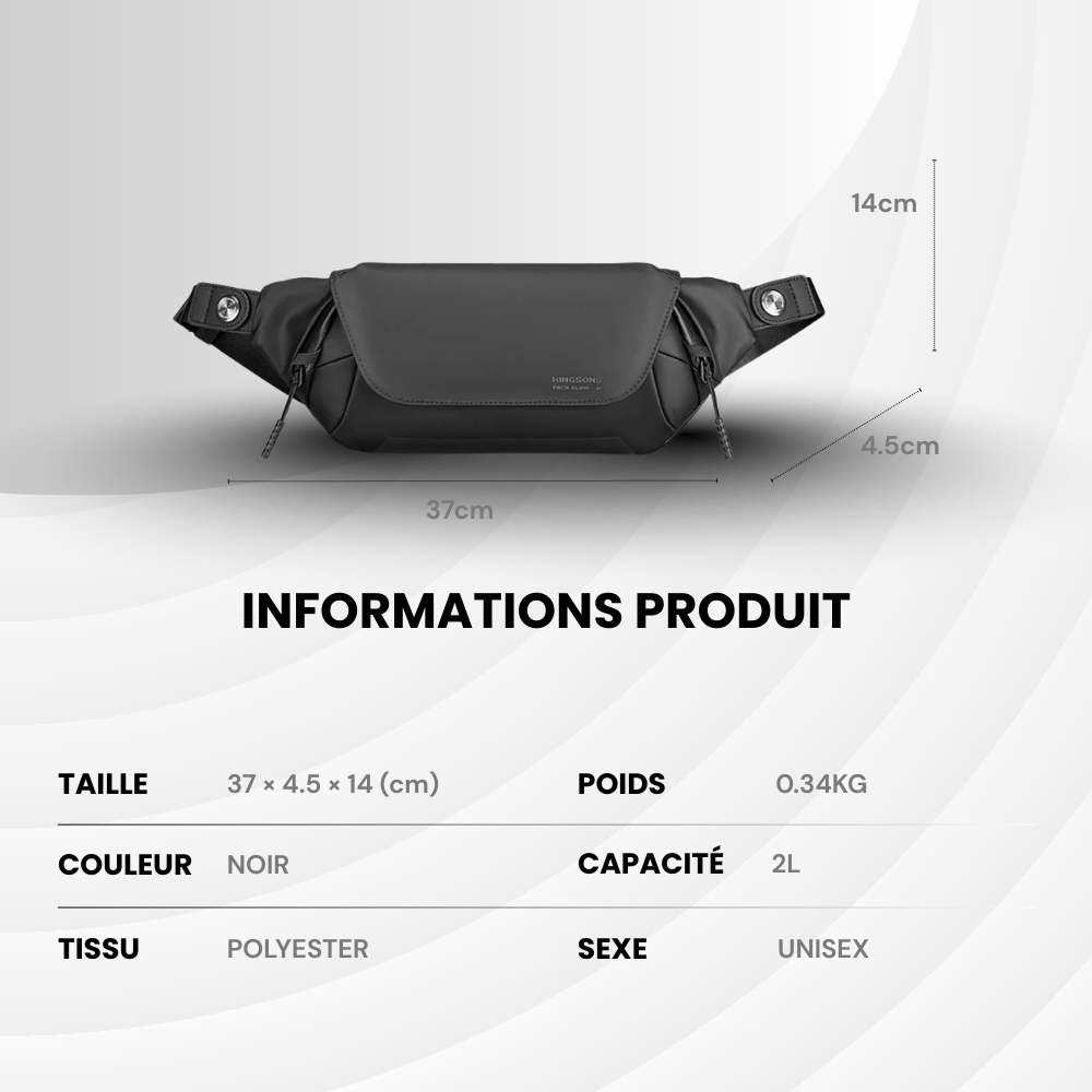 CarryMate – Sac bandoulière compagnon quotidien