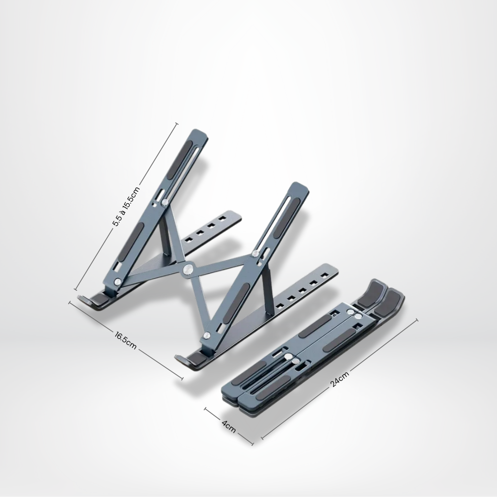 Support pliable aluminium réglable