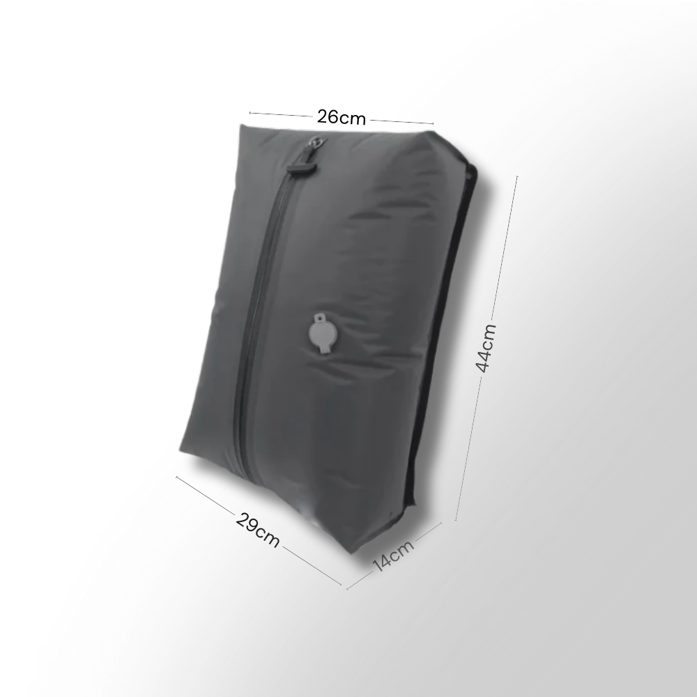 Sac de compression sous vide 17L – Rangement voyage avec pompe intégrée