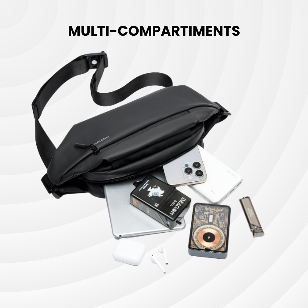 CrossPath – sac à bandoulière compact & organisé
