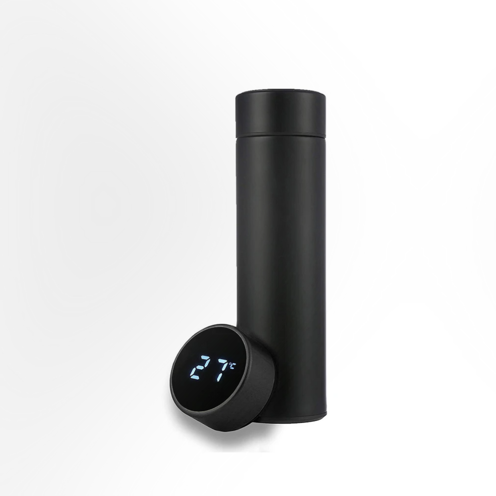 Bouteille d’eau intelligente inox – Isotherme double paroi avec affichage LED
