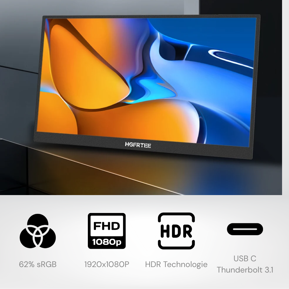 Moniteur portable 15,6 pouces FHD IPS