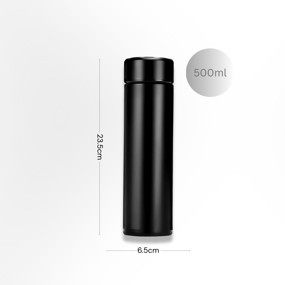 Bouteille d’eau intelligente inox – Isotherme double paroi avec affichage LED