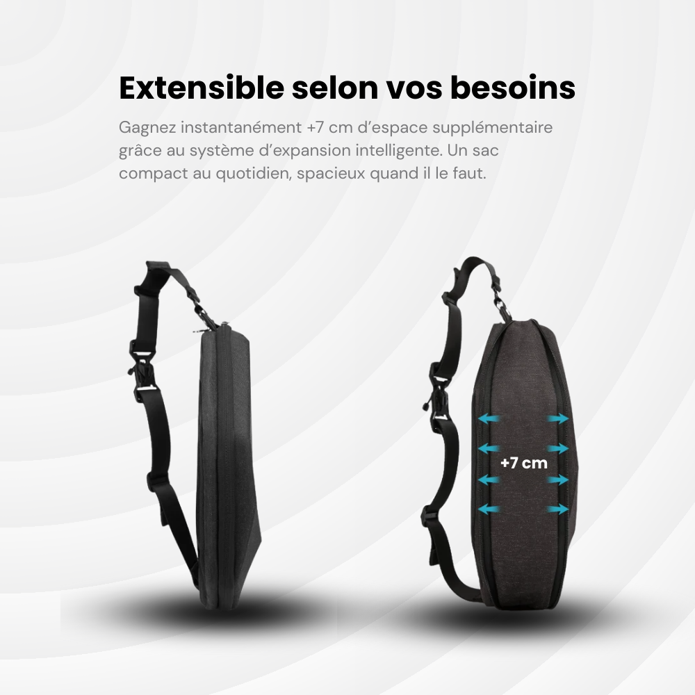 FlexRoute – Sac bandoulière polyvalent