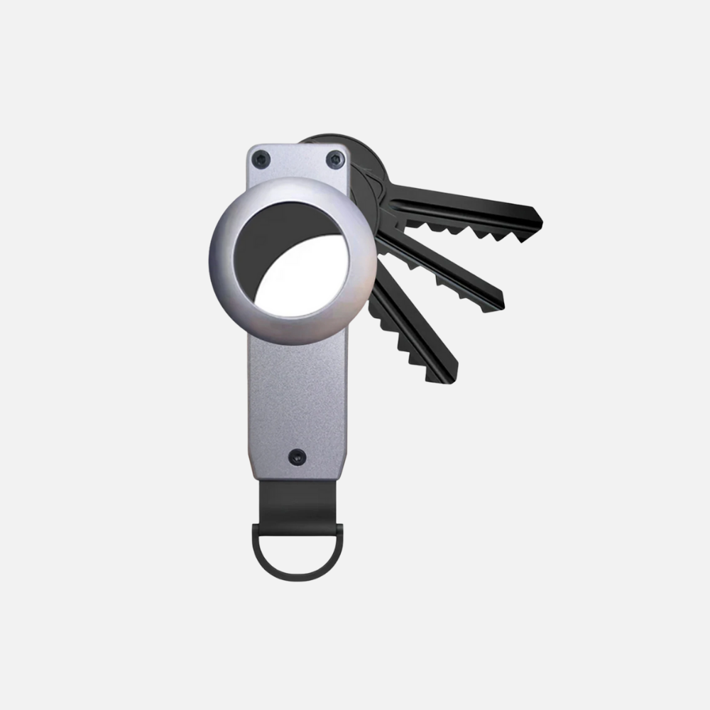 Organiseur de clés minimaliste en aluminium – Porte-clés compact 2 à 5 clés