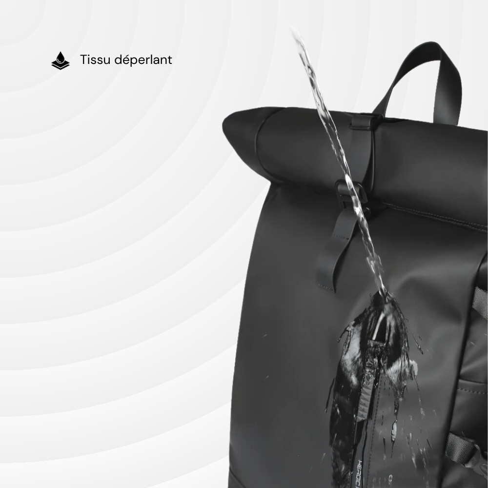 Roll NomadBack — 20 à 27 L - Sac à dos extensible & USB