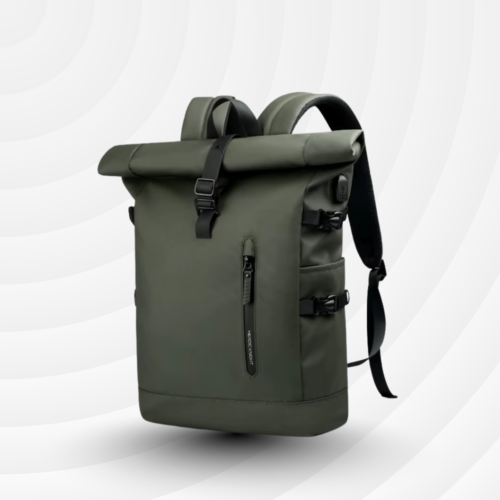 Roll NomadBack — 20 à 27 L - Sac à dos extensible & USB