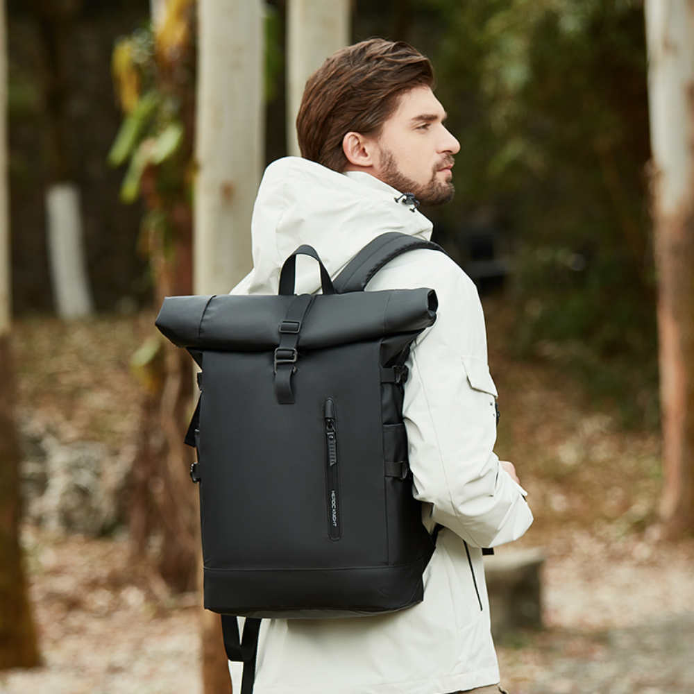Roll NomadBack — 20 à 27 L - Sac à dos extensible & USB