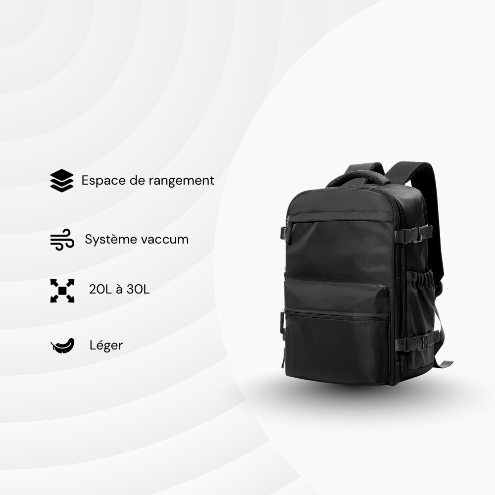 Usual — Backpack Lite 20 à 30L - Sac à dos extensible et à Compression