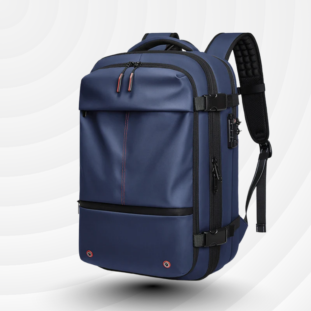 NomadLock 2 — 25 à 50L - Sac à Dos Étanche, Extensible et à Compression