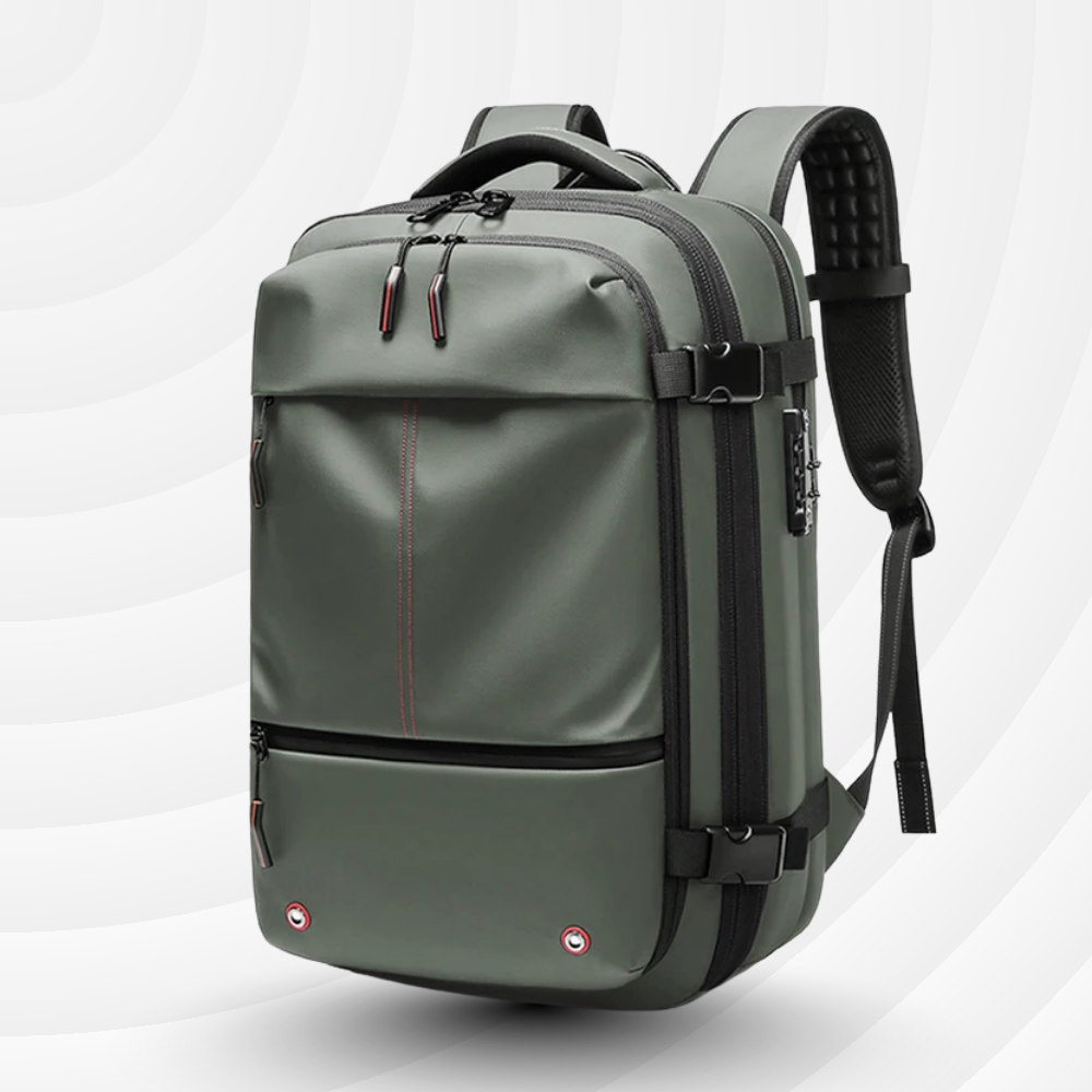 NomadLock 2 — 25 à 50L - Sac à Dos Étanche, Extensible et à Compression