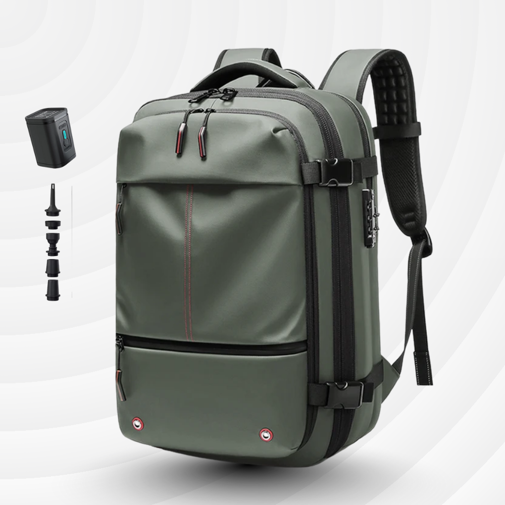 NomadLock 2 — 25 à 50L - Sac à Dos Étanche, Extensible et à Compression