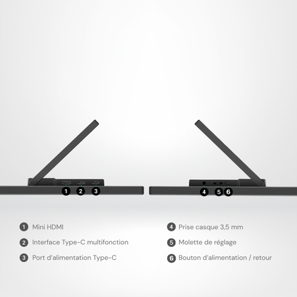 Moniteur portable 15,6 pouces FHD IPS