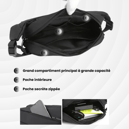 StreamLine – Sac bandoulière épuré et organisé