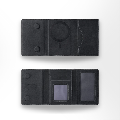 Portefeuille magnétique iPhone Magsafe – Étui cuir PU avec 6 cartes