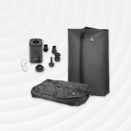 Sac de compression sous vide 17L – Rangement voyage avec pompe intégrée