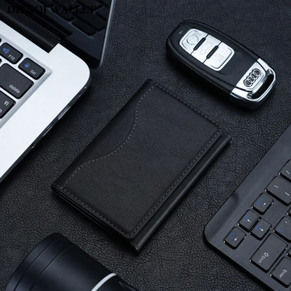 Portefeuille magnétique iPhone Magsafe – Étui cuir PU avec 6 cartes
