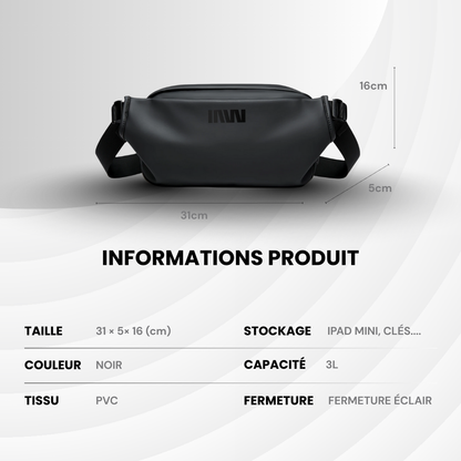 PackLite – Sac bandoulière pour voyager léger