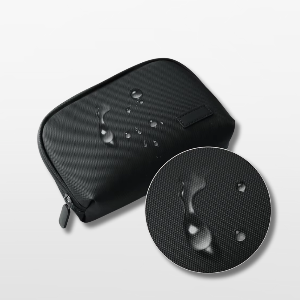 Pochette tech étanche – Câbles, batterie, accessoires
